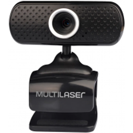 Webcam Plug e Play 480P Mic Usb Preto - WC051