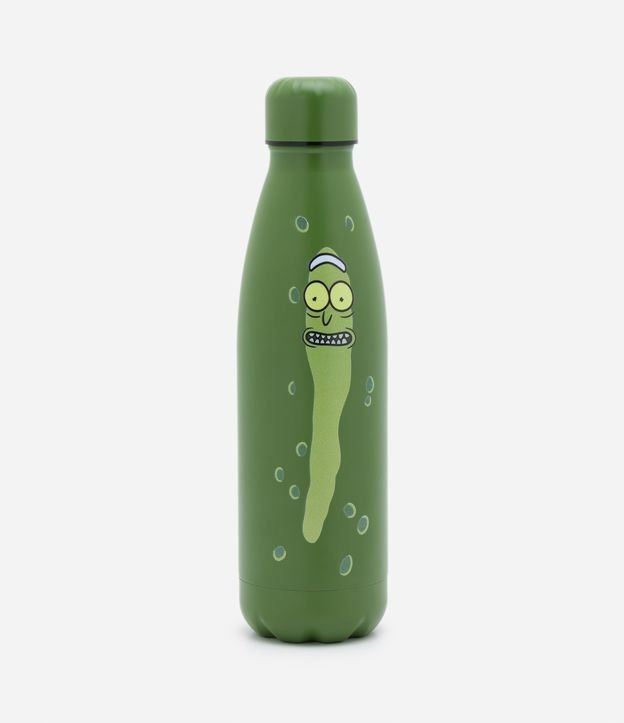 Garrafa de Metal com Estampa do Rick and Morty 500ml