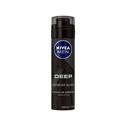 [REC / +Por- R$ 11,32] NIVEA MEN Espuma de Barbear Deep 200ml