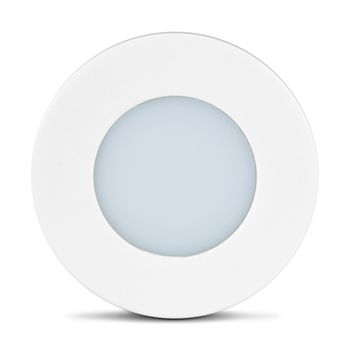 LED Pontual Amarela/Luz Quente Circular 44mm Branco 1 un Ledline