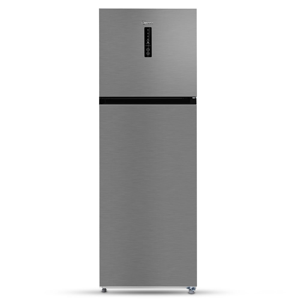 Geladeira Frost Free Duplex 347L Slim cor Inox Midea