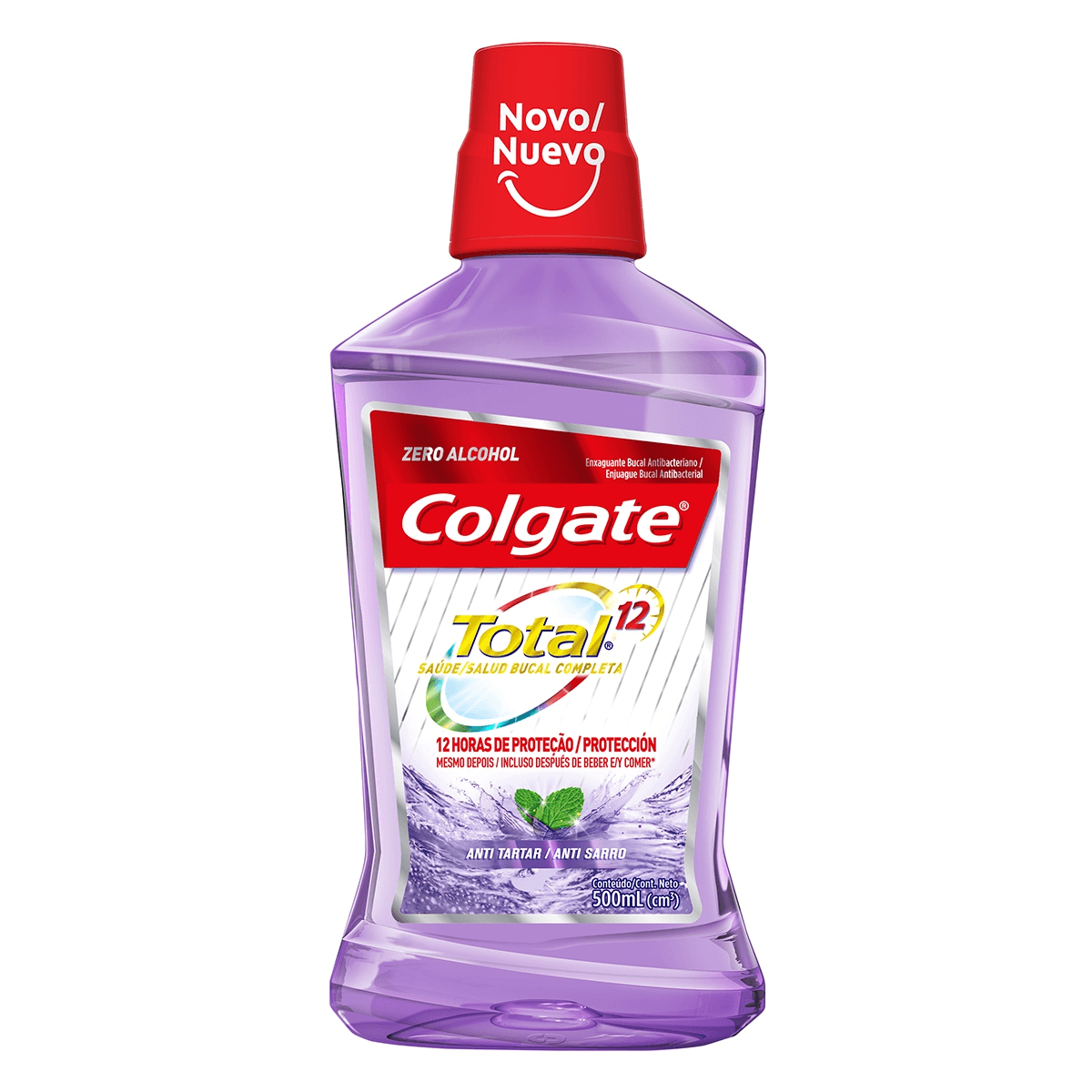 Enxaguante Bucal Colgate Total12 Anti-Tártaro Zero Alcool 500ml