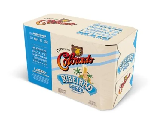 Pack de Colorado Lager Lata 350ML, 8 Unidades [R$ 3,50 cada]