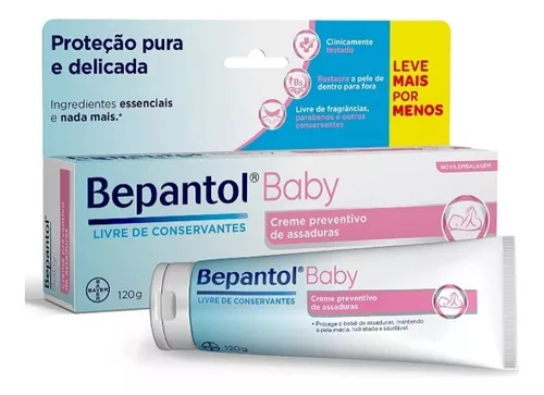 6 Unidades Bepantol Baby 120g Creme Prevenção de Assaduras