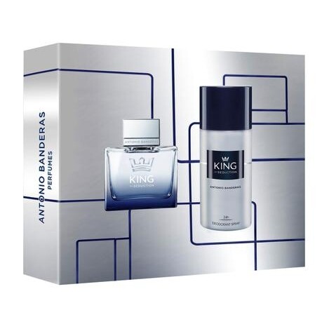 Conjunto Perfume Antonio Banderas King of Seduction Duo Masculino EDT 100ml + Desodorante 150ml