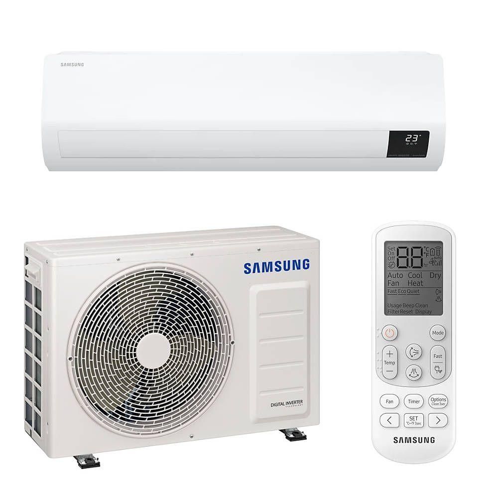 Ar Condicionado Split Digital Inverter Ultra Samsung 22000 Btus Frio Monofasico - AR24TVHZDWKNAZ