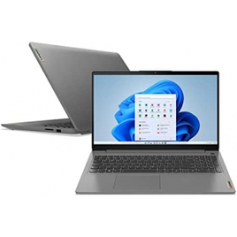 Notebook Lenovo IdeaPad 3i i7-1165G7 8GB 256GB SSD Placa de Vídeo Intel Iris Xe Windows 11 15.6" - 82MD0008BR