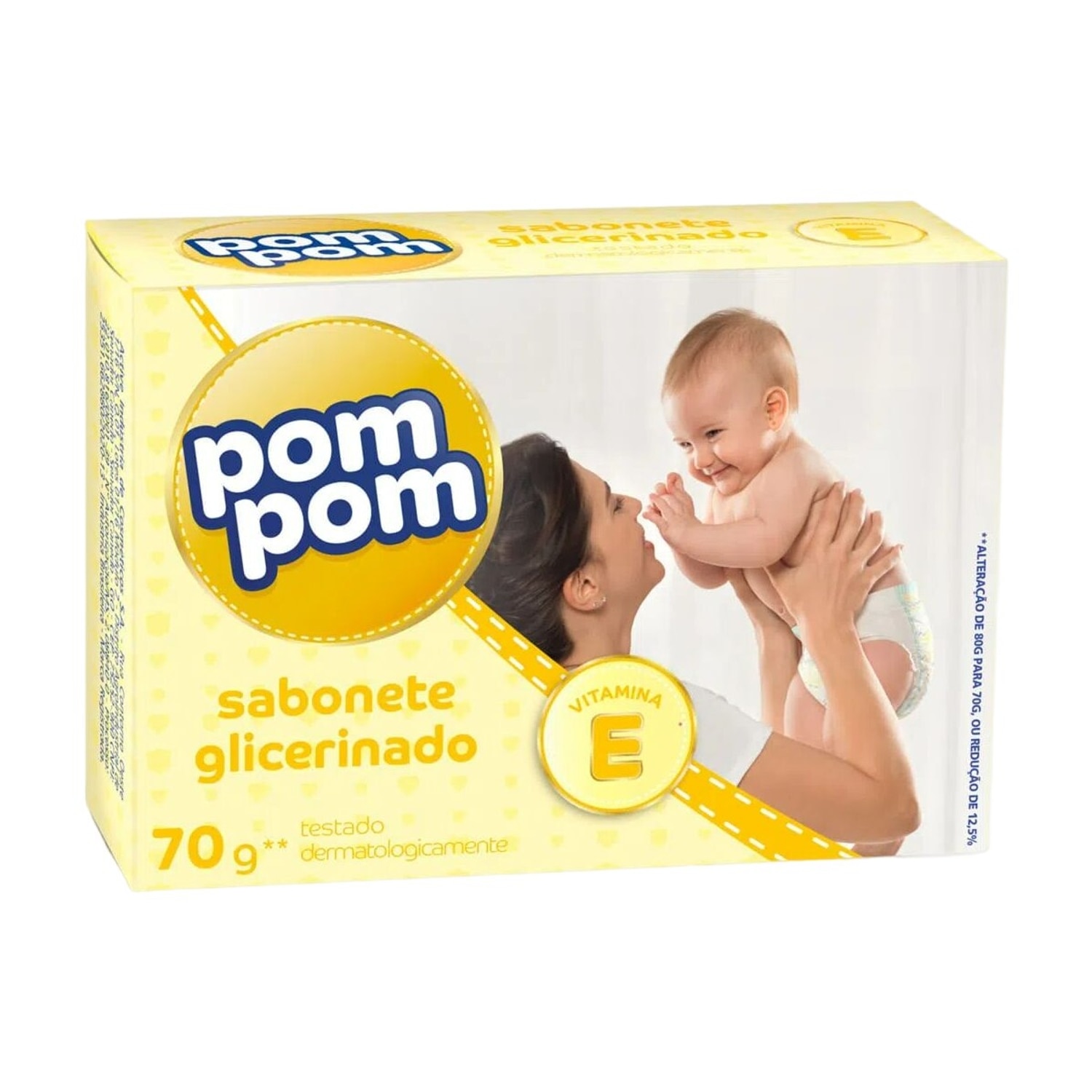 Sabonete em Barra Pom Pom Glicerinado 70g