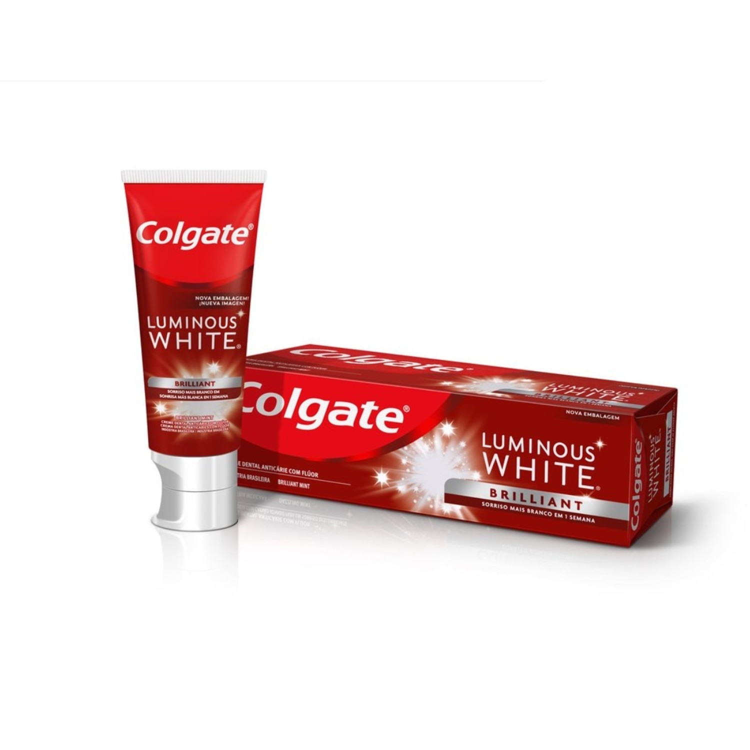 Creme Dental Colgate Luminous White Brilliant 70g