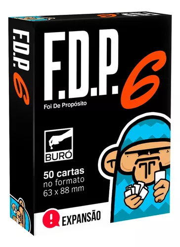 Jogo De Cartas FDP - Foi De Propósito 6 Expansão - Buró