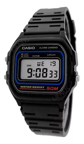 Relógio Casio Original Esportivo Masculino Clássico Pulso - W-59-1VQD