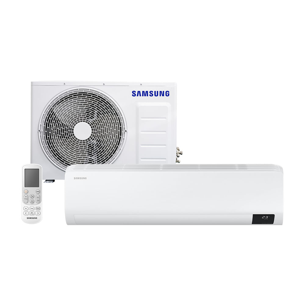 Ar Condicionado Hi Wall Samsung Digital Ultra Inverter 18.000 Btus Quente/Frio - AR18BSHZCWKXAZ