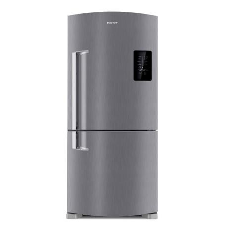 Geladeira Brastemp Frost Free Inverse Inox com Smart Bar BRE85AK - 588L