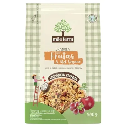 [ PRIME | REC ] Mãe Terra Granola Frutas E Mel Sem Açúcar 800G