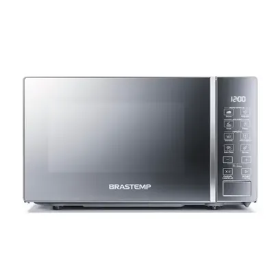 (Com Cashback Brastemp) Micro-ondas Brastemp 20 Litros BMS20ARANA Espelhado - 220V