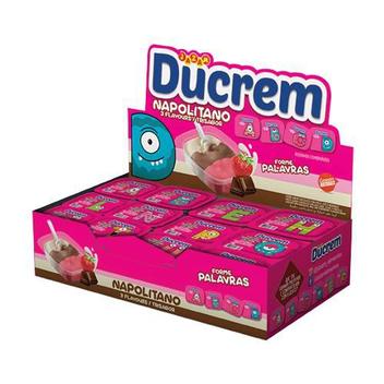 (R$0,48 cada) Ducrem napolitano display 12 x 10g