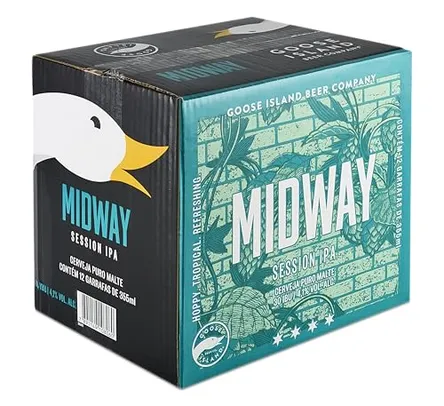 Pack de Goose Island Midway Nacional 355ML , 12 Unidades