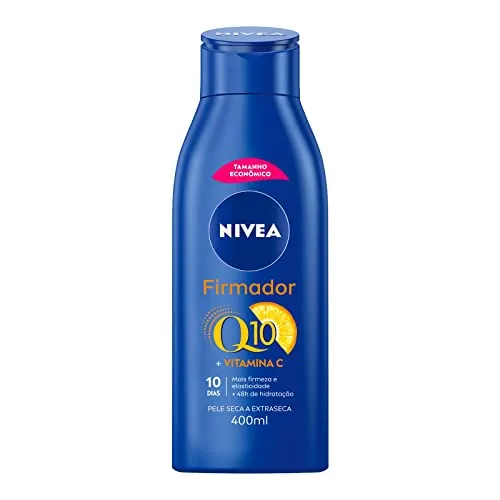 [Rec/Leve 3Un R$41,83] NIVEA Hidratante Firmador Q10 Vitamina C Pele Seca - 400ml