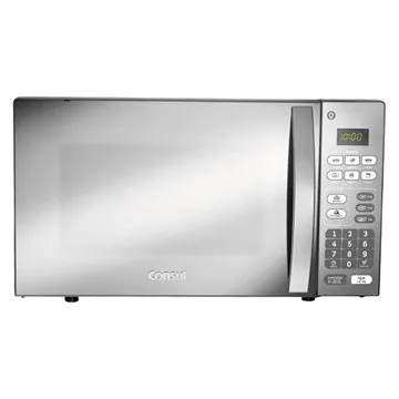 (Com Cashback Consul) Micro-Ondas Consul 20 Litros CM020BF | Função Descongelar, Espelhado, Design Moderno, Cinza