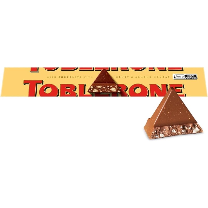 Chocolate ao Leite Nougat de Mel e Amêndoas Toblerone - 100g