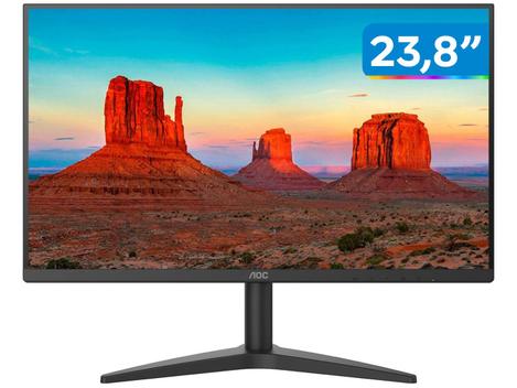 Monitor AOC Série B1 23,8” - LED Widescreen Full HD HDMI VGA - 24B1XHM