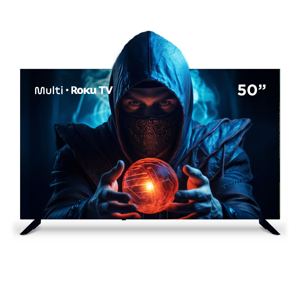 Smart Tv Multi Roku TV 50 4K 4 HDMI 2 USB compatível com Alexa e Google Home - TL059M