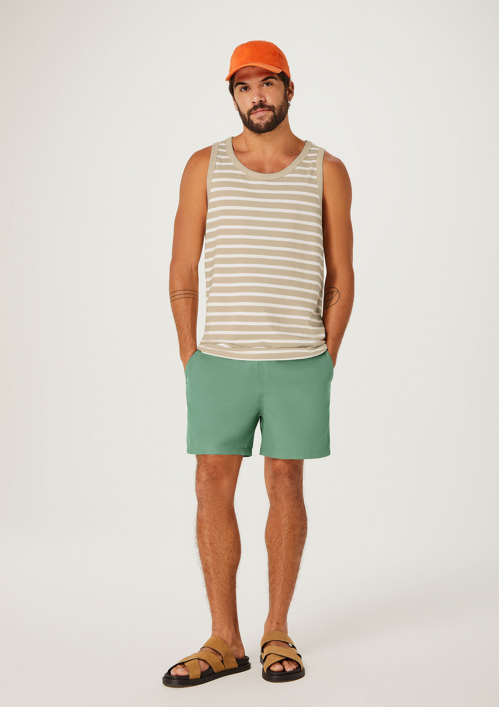 Shorts Praia Básico Masculino - Hering Tam P