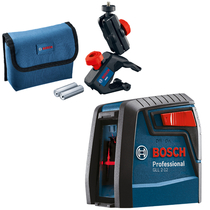 Nivelador a Laser Vermelho de Linhas Cruzadas GLL 2-12 + Bolsa - 0601063BG0-000 - BOSCH