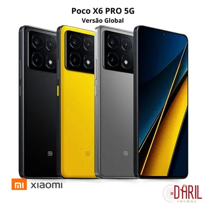 Celular Smartphone Poco X6 Pro 5G 12gb 512gb - Cinza