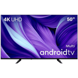 Smart TV Multi 50" 4k UHD Smart E Wifi Integrado com Sistema Android - TL058M