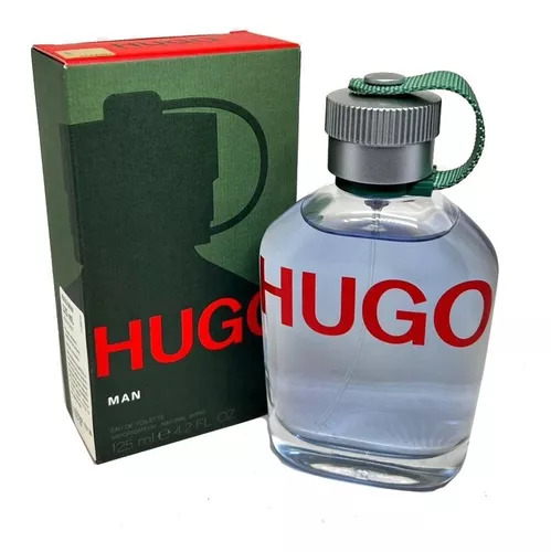 Perfume Hugo Man ( Verde ) 125ml Masculino + Amostra De Brinde