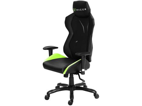 Cadeira Gamer XT Racer Reclinável Preta e Verde Platinum Series - XTP140