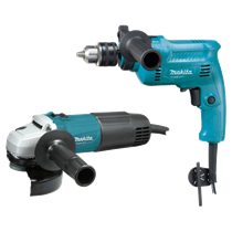 Kit Combo Makita Esmerilhadeira Angular 600 Watts M0901B + Furadeira de Impacto 500 Watts M0801B - MTK0003B