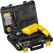 Kit Furadeira de Impacto 1/2" 13mm 600 Watts 127 Volts com Maleta + 120 Acessórios - SDH600KP - STANLEY