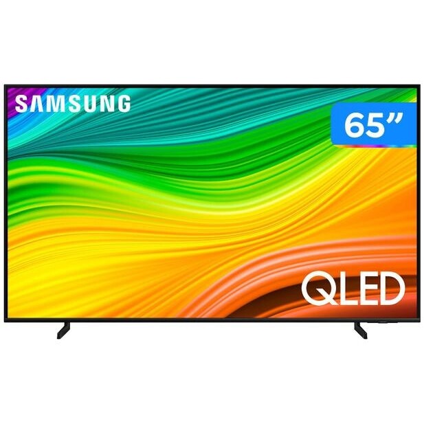 Smart TV 65" 4K UHD QLED Samsung 65Q60DA Wi-Fi Bluetooth Alexa 3 HDMI 2 USB