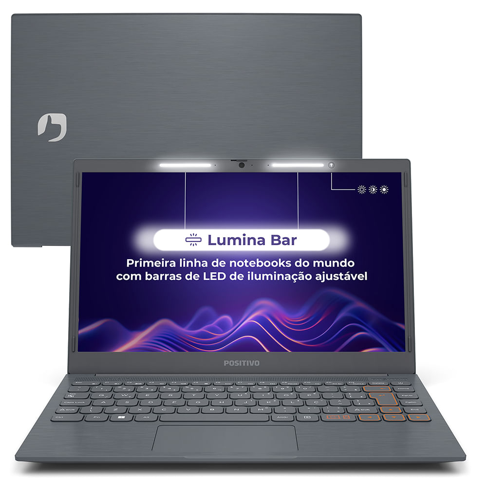 Notebook Positivo Vision C14 Lumina BAR 4GB 128GB 14 HD W11