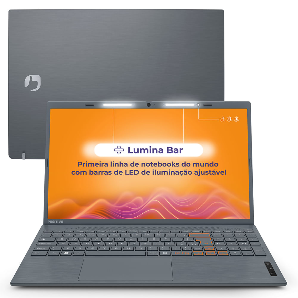 Notebook Positivo Vision C15 Lumina Bar Celeron-N4020 4GB eMMC 128GB Tela Antirreflexo 15" HD W11