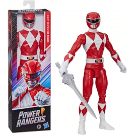 Power Rangers Mighty Morphin Ranger Vermelho - Figura de 30 cm - E8665 - Hasbro