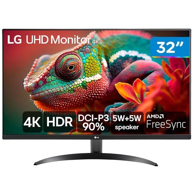 Monitor LG 32'' 60Hz UHD 4K 4ms 32UR500-B 3 HDMI