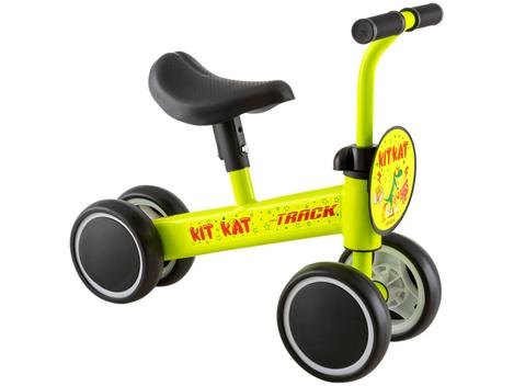 Bicicleta de Equilíbrio Infantil TK3 Track Kit Kat Amarelo Neon