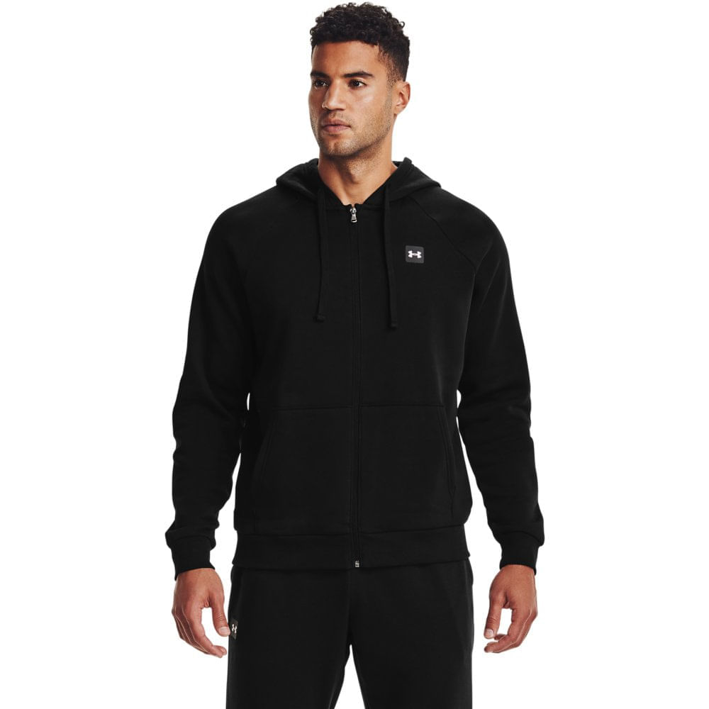 Moletom de Treino Masculino Rival Fleece FZ Hoodie Under Armour