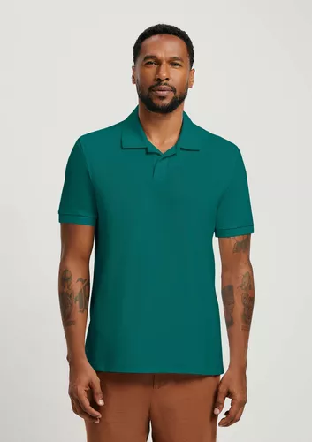 Polo Masculina Básica Em Piquê Com Modelagem Regular Hering