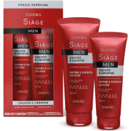 Eudora Kit Siage Men Cachos e Crespos (2 itents)