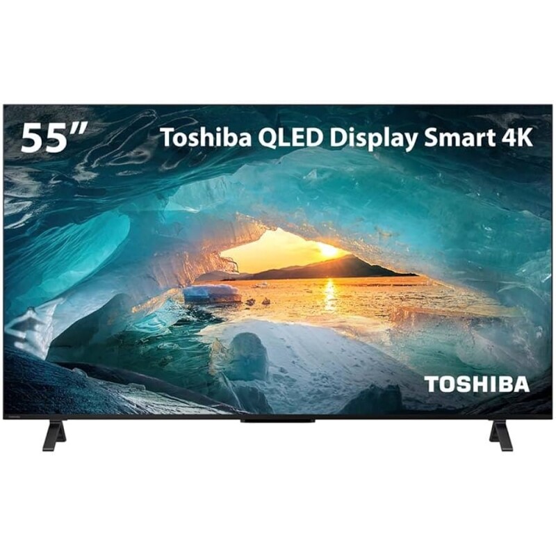 Smart TV 55" Toshiba QLED 4K Vidaa - TB026M