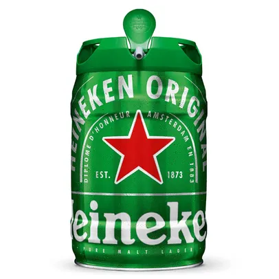 (Regional / Levando 2 R$143,84) Barril Cerveja Heineken Keg 5 Litros