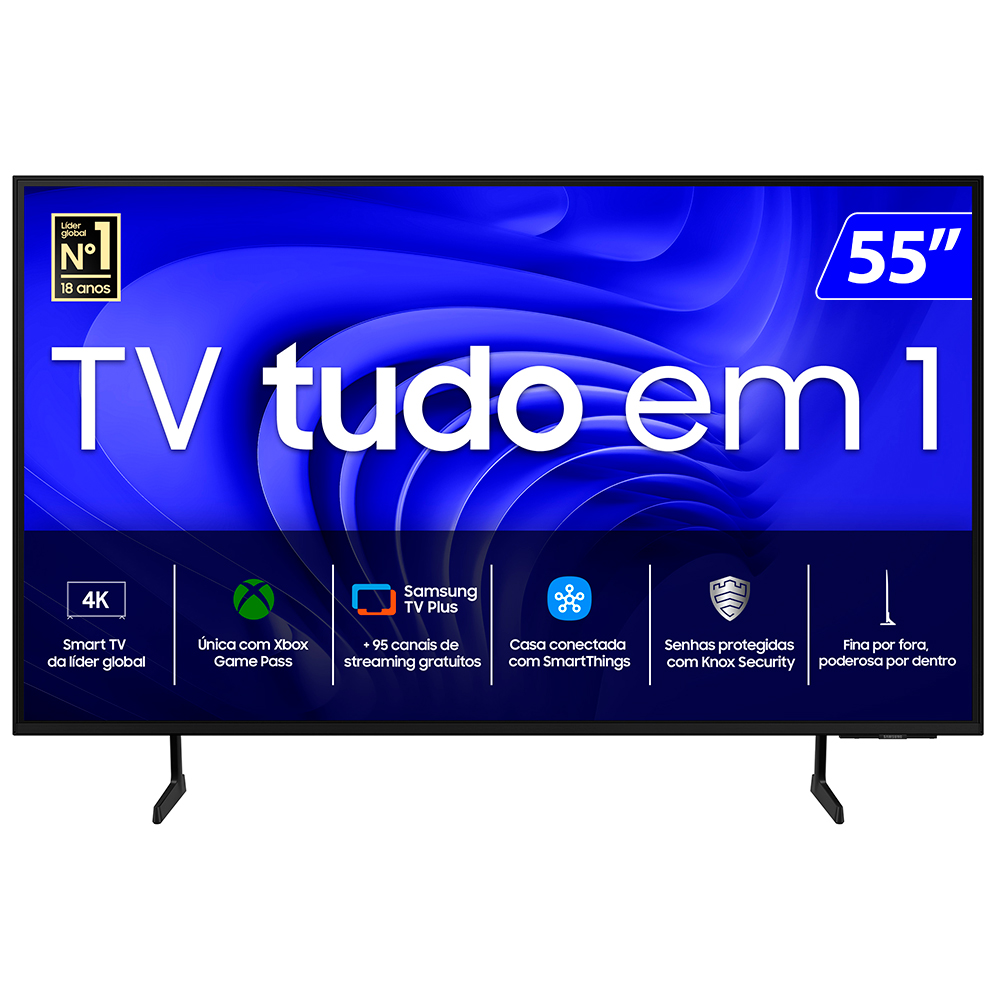 Smart Tv Samsung 55" 4K Wi-Fi Tizen Crystal Uhd Un55du7700gxzd