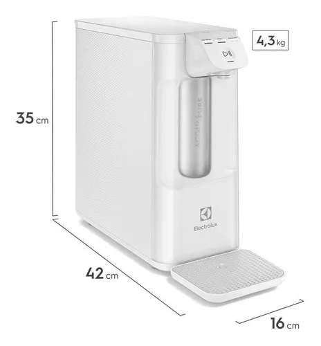 Purificador De Água Acqua Pure 4x com Filtro Electrolux 110v/220v Cor Branco