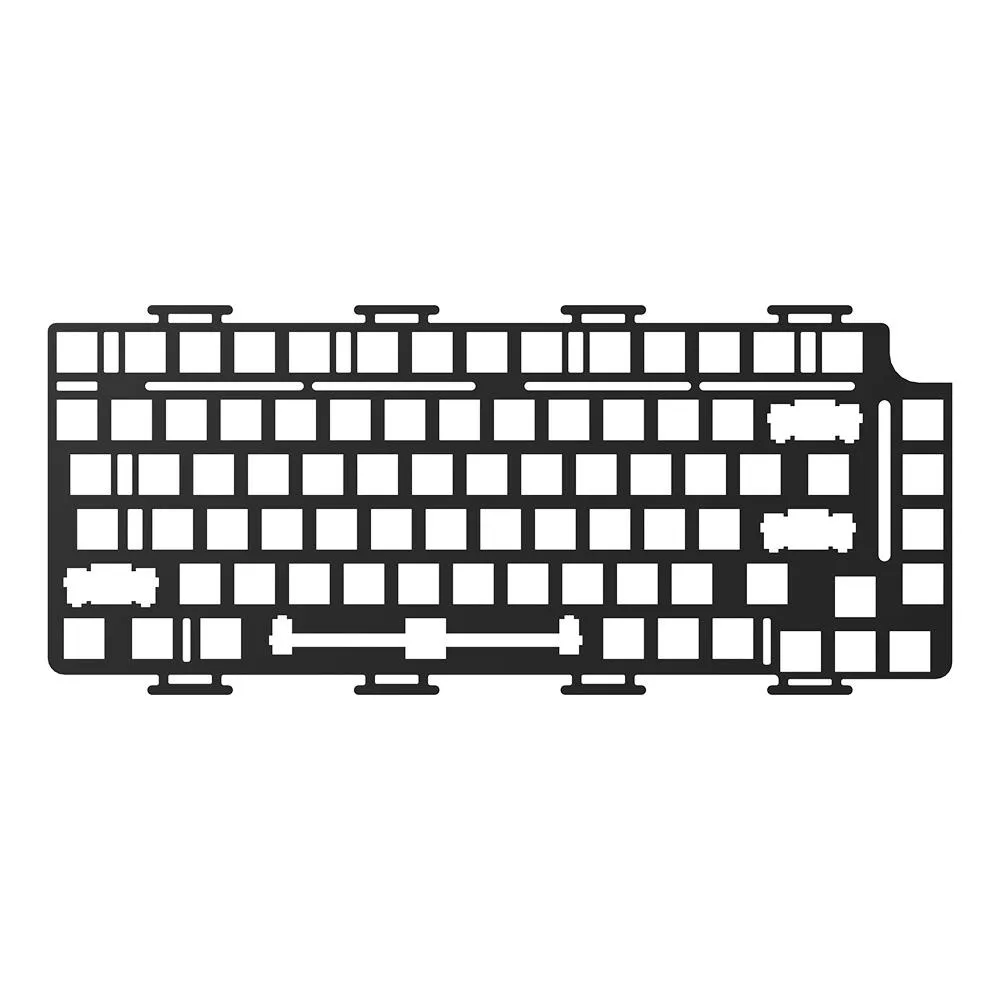 Plate Para Teclado Monsgeek Preto, M1 FRA - 6975351381266