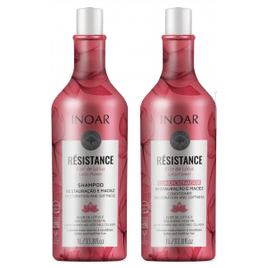 Kit Inoar Résistance Flor de Lótus Salon Duo Shampoo e Condicionador Inoar