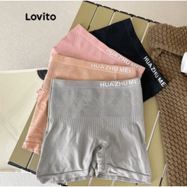 Short Modelador de Cintura Alta Lovito Feminino